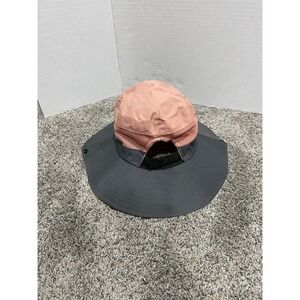 Sun Shade Hat Sun Shade Womens Peach Grey Excellent Mesh Wide Brim One Size
